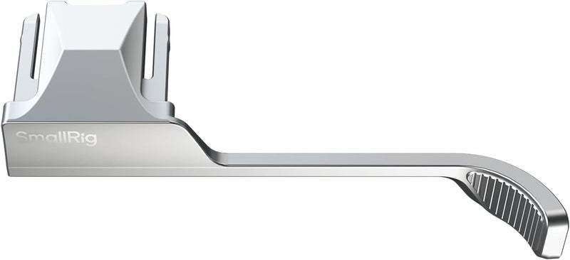 SMALLRIG X Half Thumb Grip for FUJIFILM X Half, Anti-Slip Design, Built-in Silicone Pads (Silver) - 5221 - Image 1